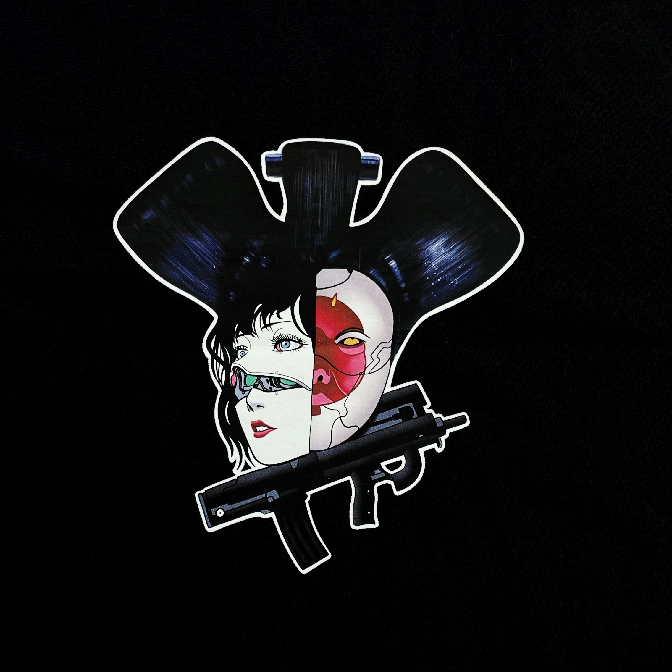 Polera GHOST - Negra