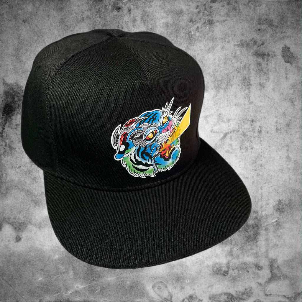 Gorra Jockey CYBORG TIGER - Negro
