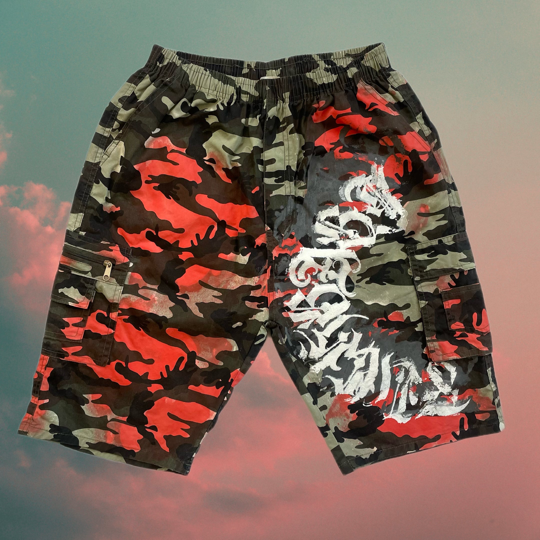 Bermuda Short, modelo MILITAR PUNK - FLY diseño único