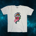 Polera THREECLOPS TV - Blanca