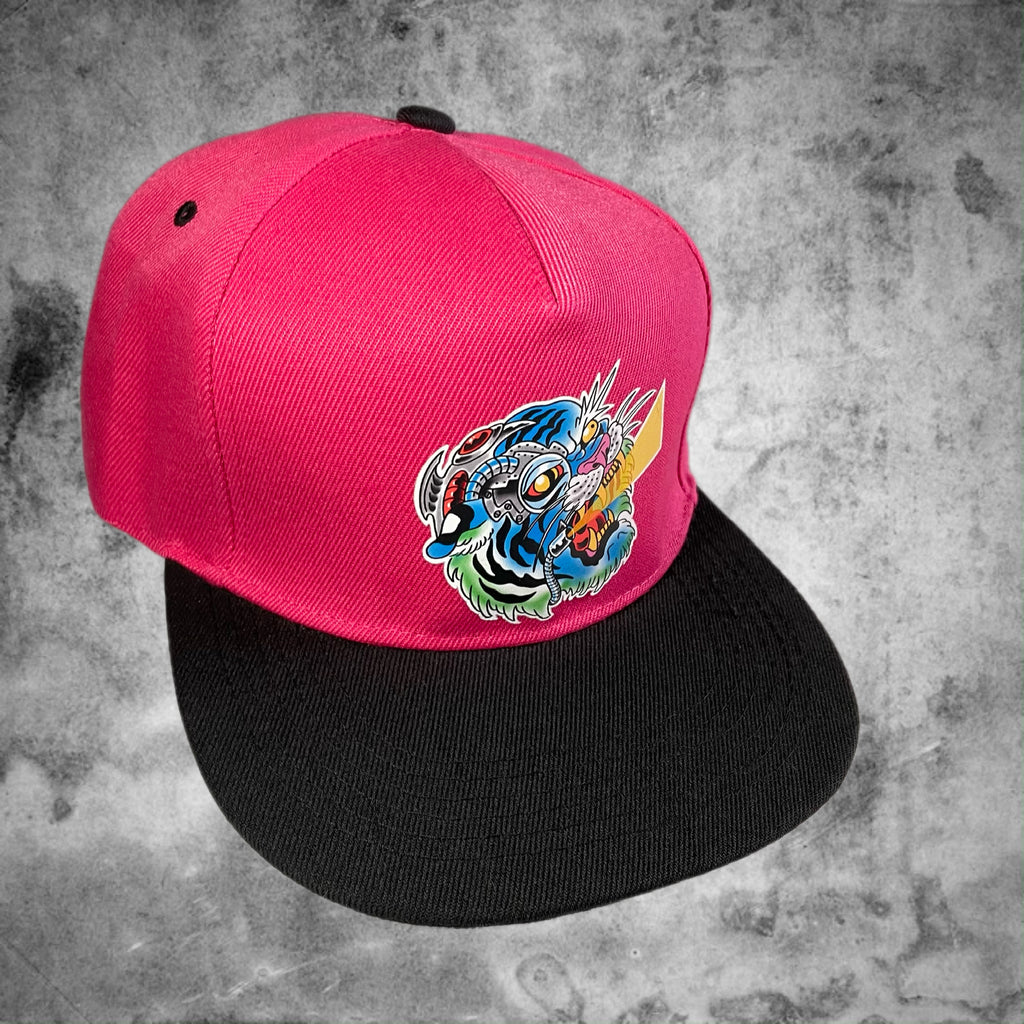 Gorra Jockey CYBORG TIGER - Rosado visera negra