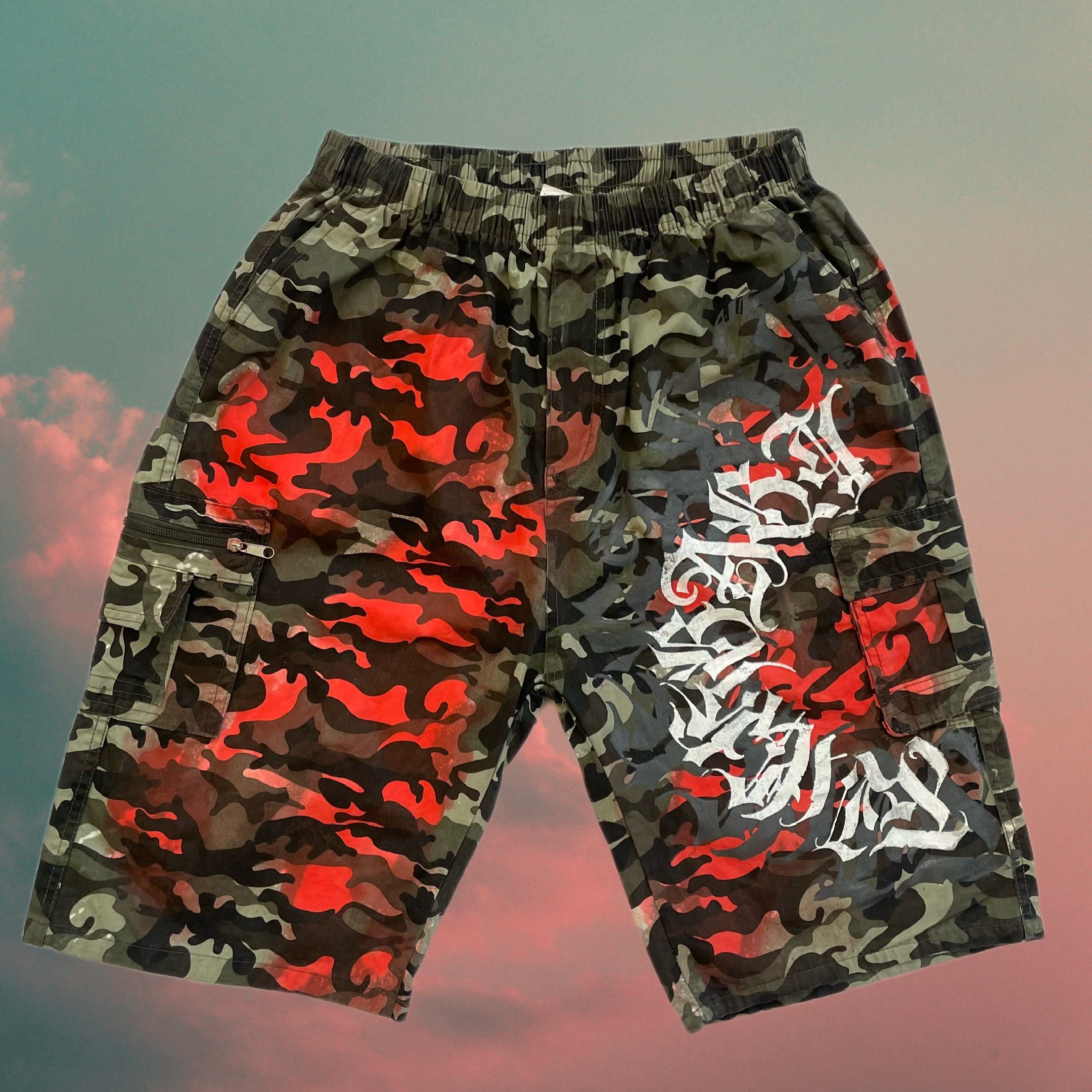 Bermuda Short, modelo MILITAR PUNK -  FREE diseño único