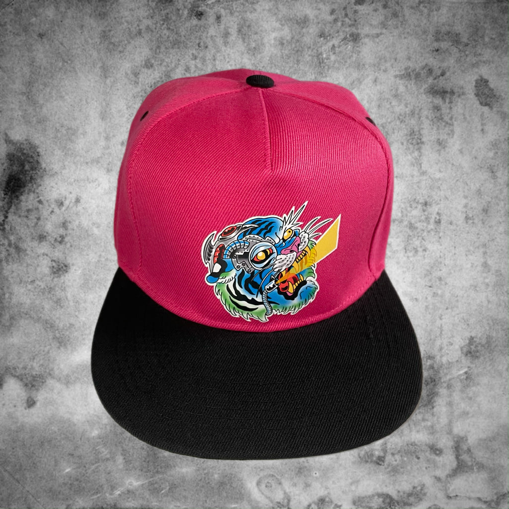 Gorra Jockey CYBORG TIGER - Rosado visera negra