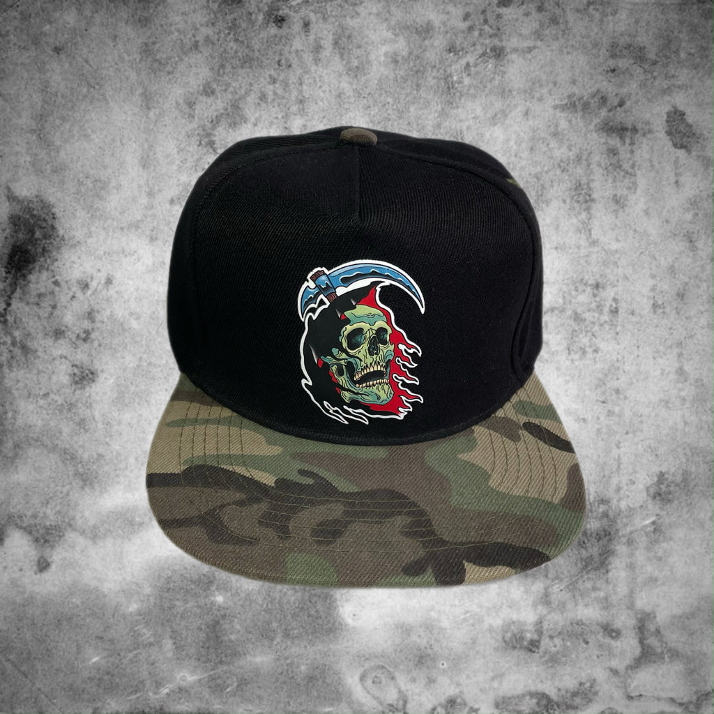 Gorra Jockey LA PARKA - Negro visera camuflada
