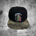 Gorra Jockey LA PARKA - Negro visera camuflada
