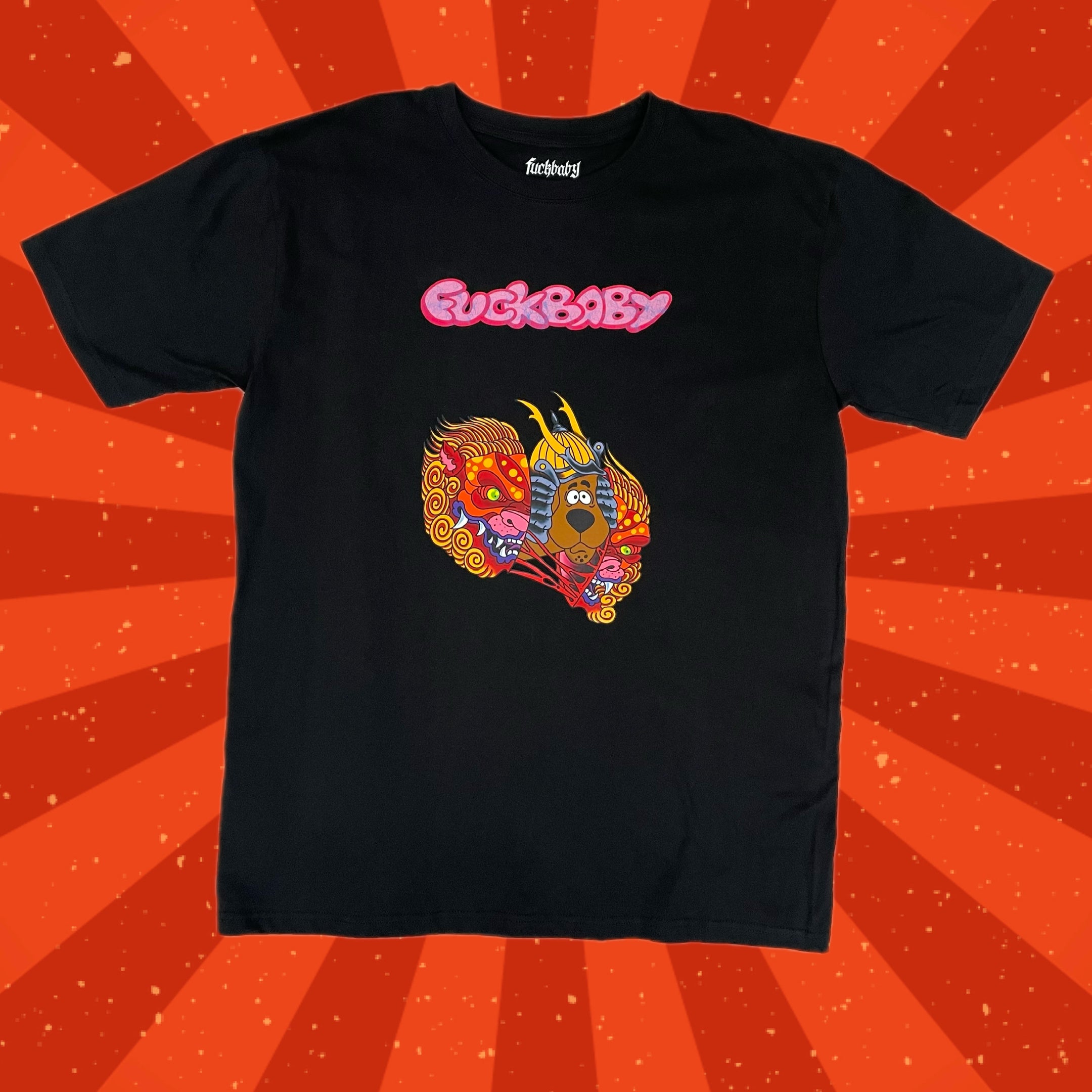 Polera algodón, modelo SCOOBYJISHI COLOR negro