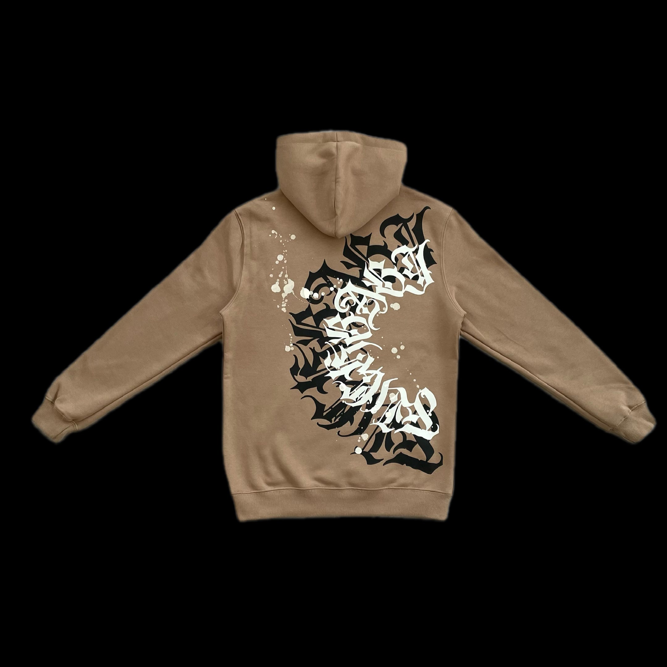 Poleron Hoodie modelo MANDALA color kaki