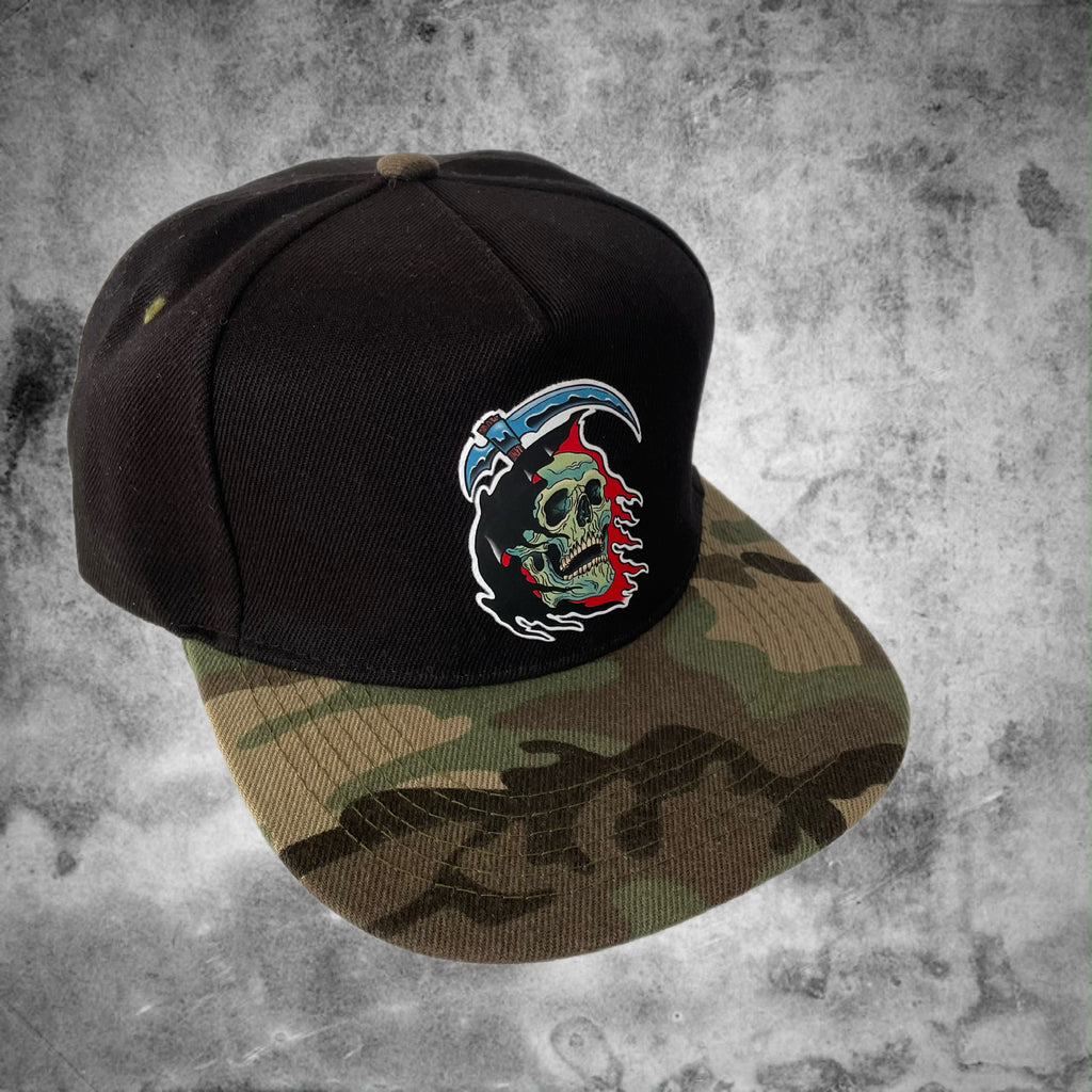 Gorra Jockey LA PARKA - Negro visera camuflada