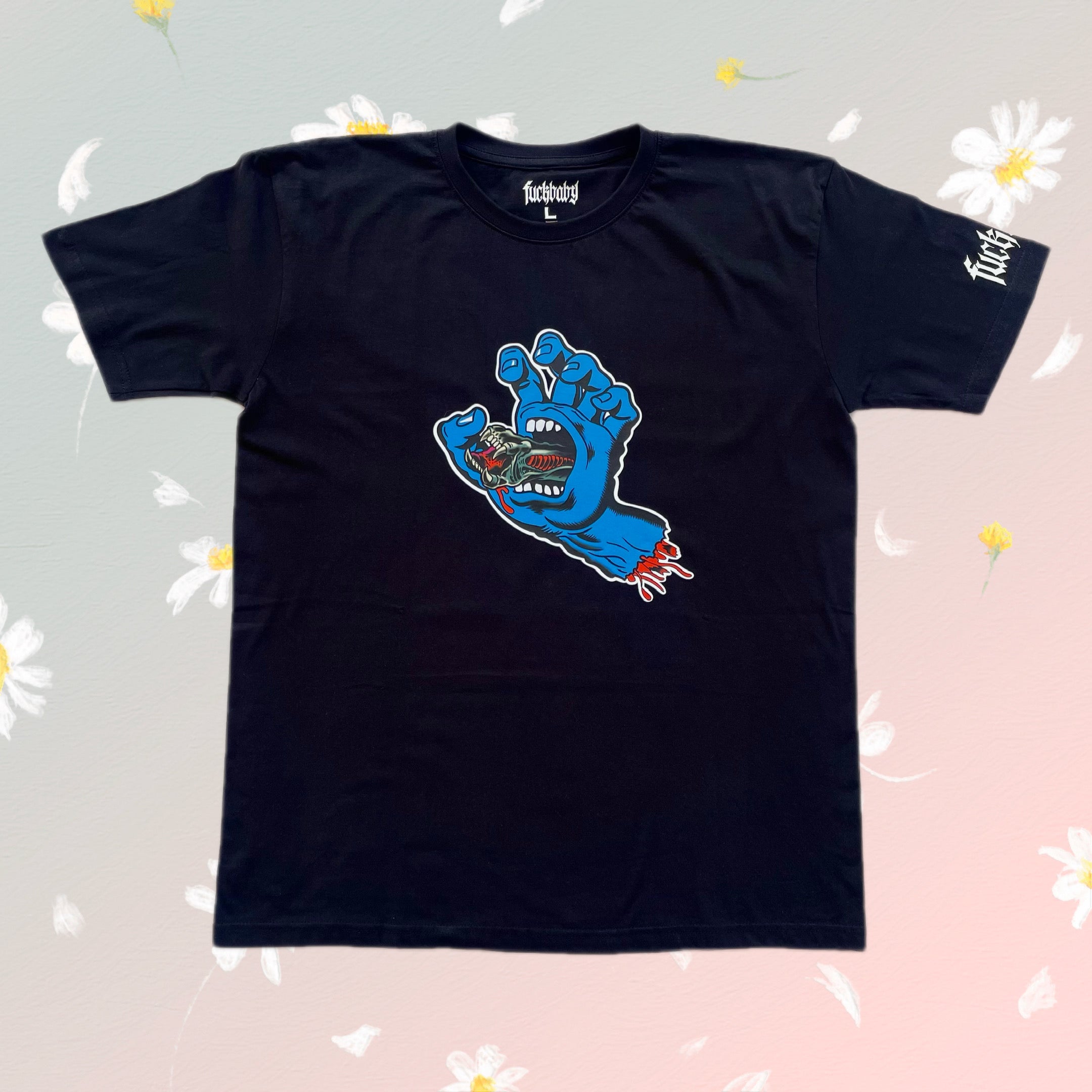 Polera SKATE OR DIE - Negra/frontside