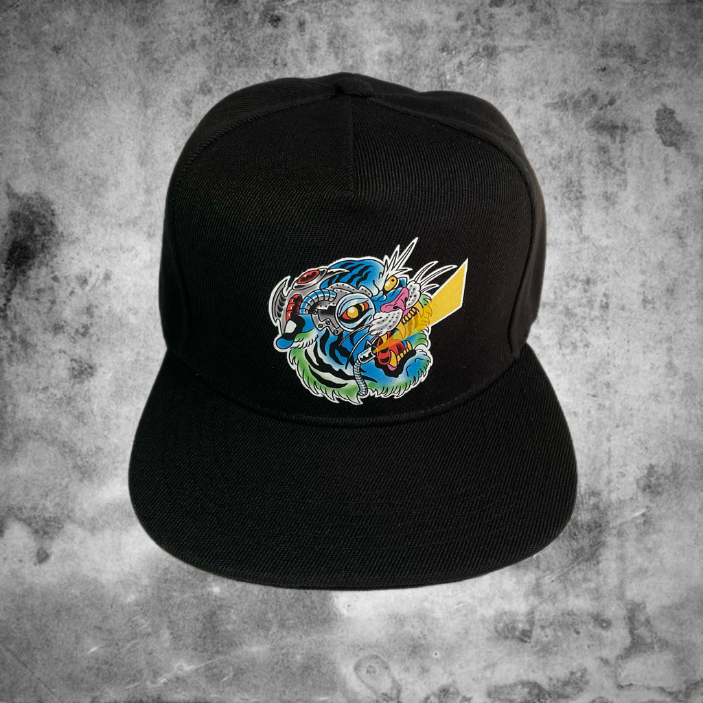 Gorra Jockey CYBORG TIGER - Negro