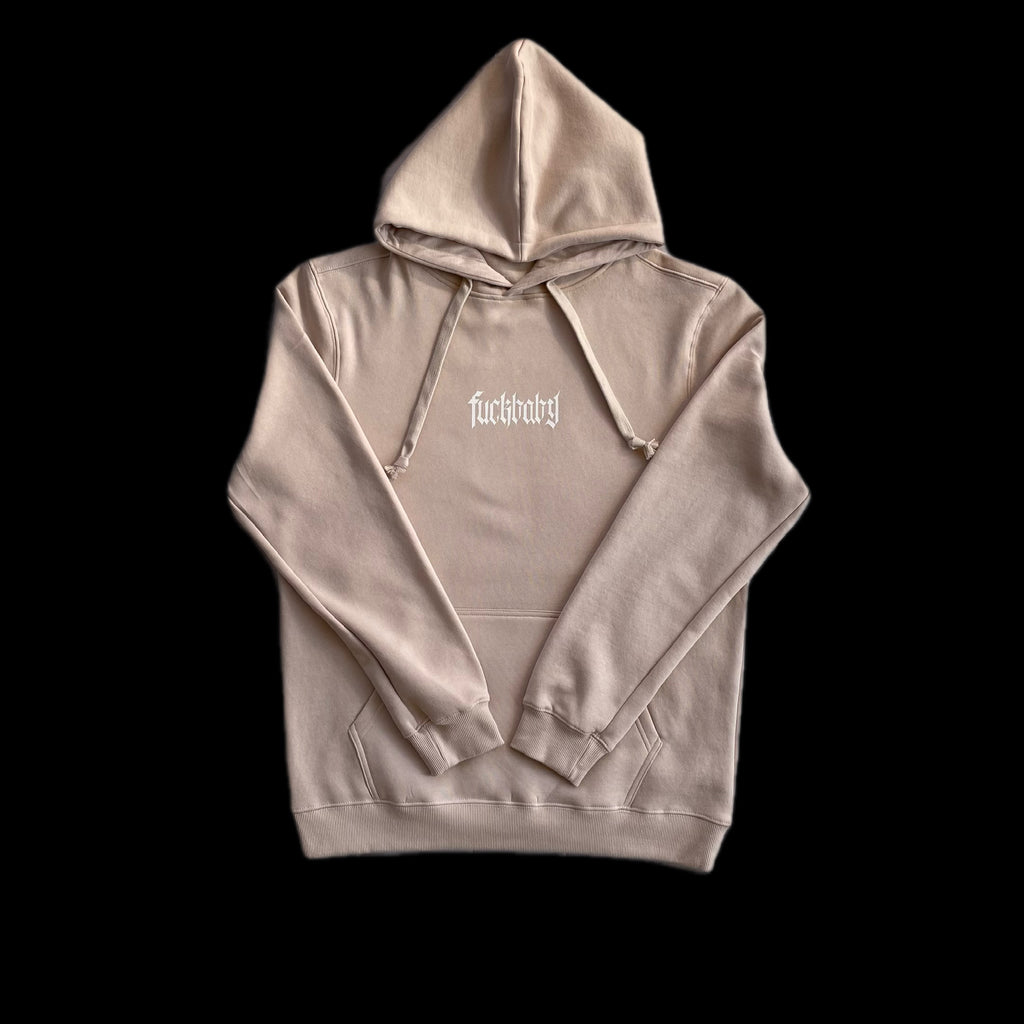 Poleron Hoddie modelo Mandala color beige