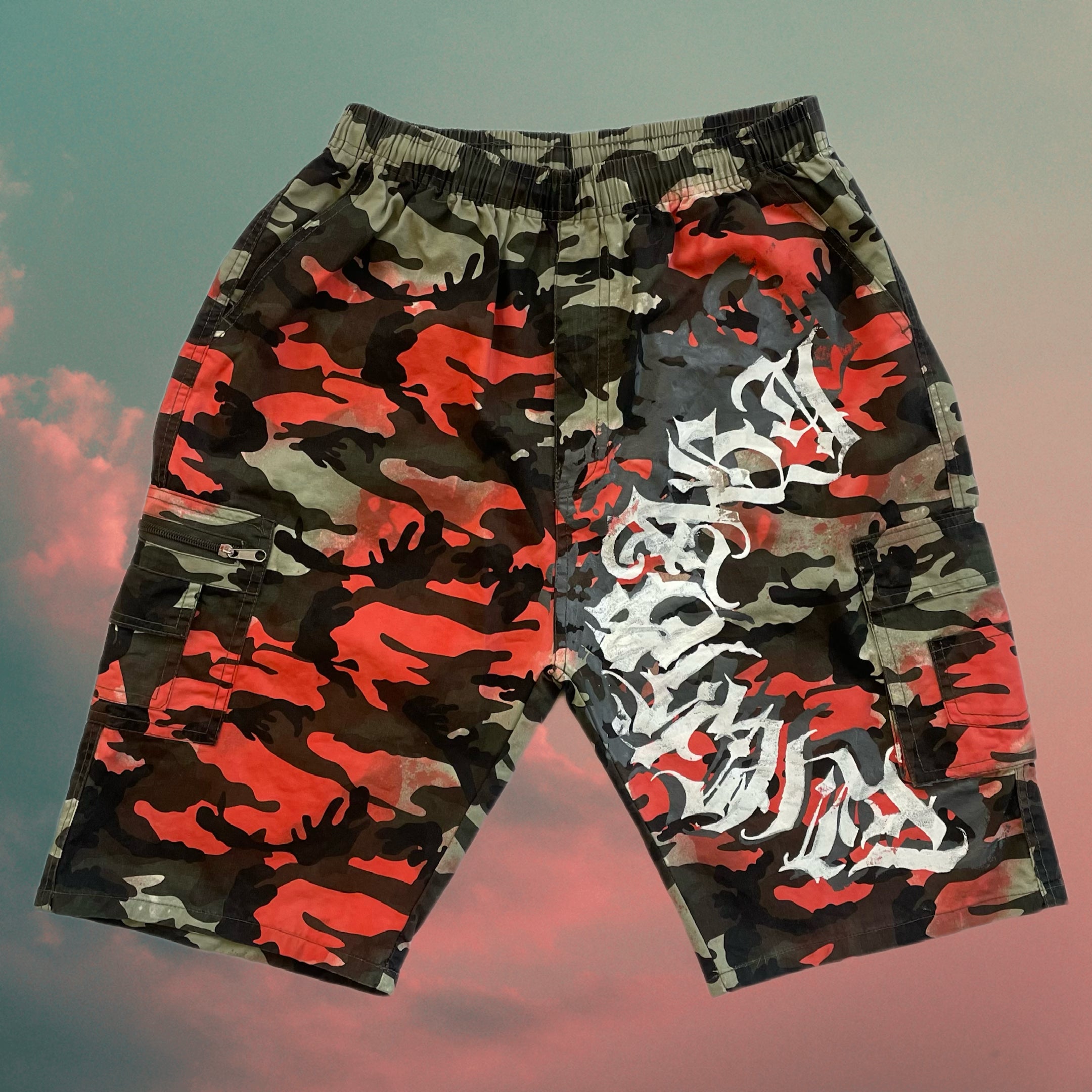 Bermuda Short, modelo MILITAR PUNK - ONE diseño único